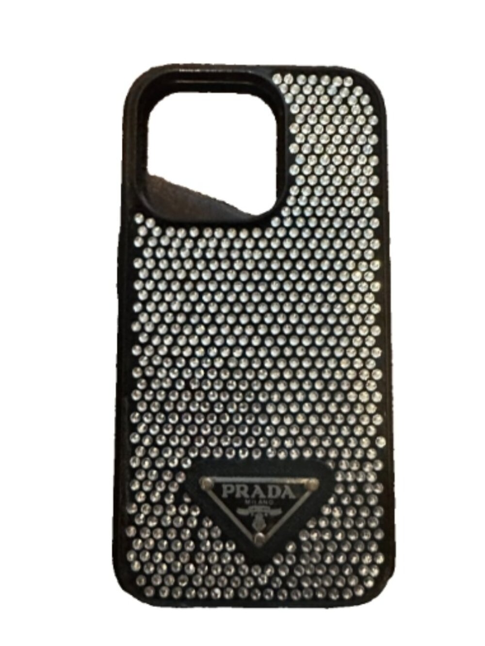 Luxury Bedazzled Tri-angle Cell Phone Cases for iPhone 14pro - Picture 2 of 3